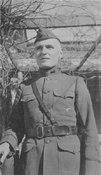 George Robb in his World War I uniform.